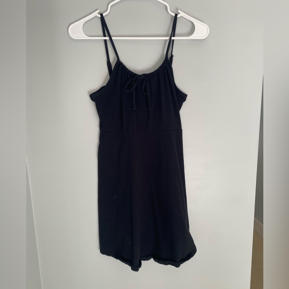 Short tie front dress